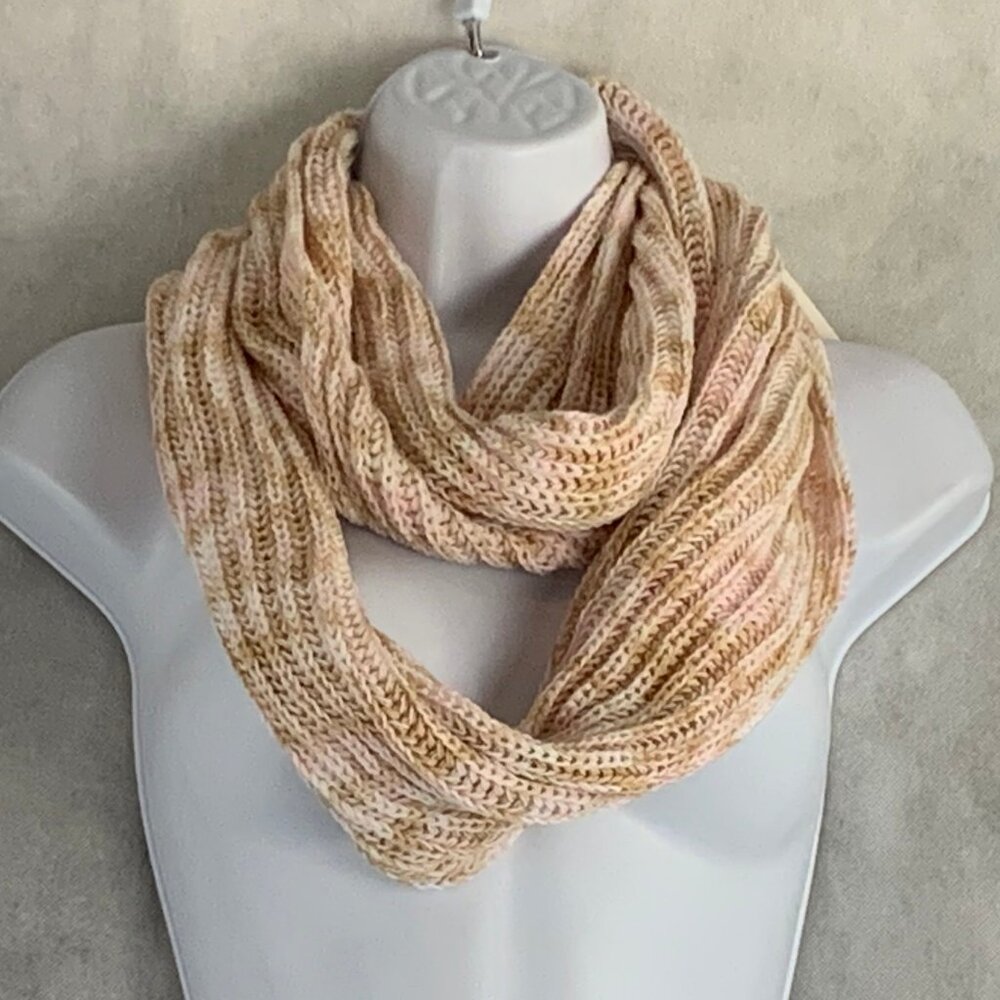 Style & Co. Women's Space-Dye Infinity Scarf, Blush Multi, One Size